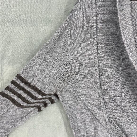 Patagonia Cardigan Sweater Womens Small Gray Lambswool Button Up Hooded Knit - Picture 5 of 11